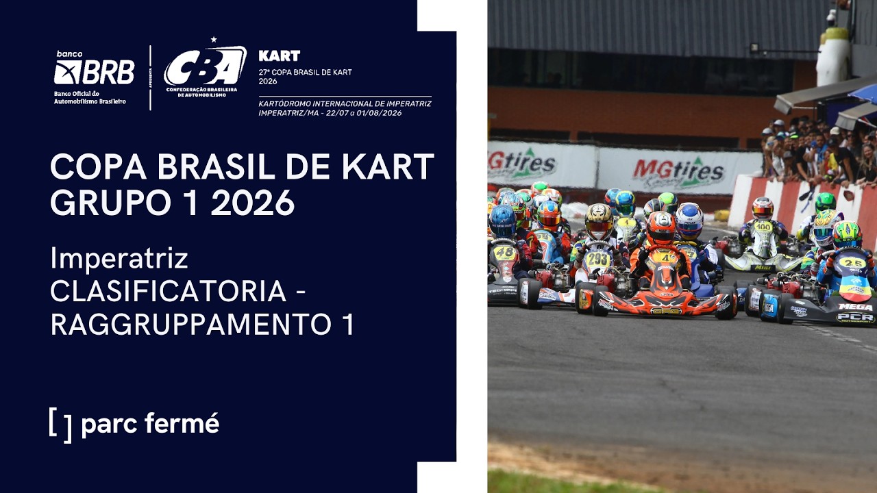 Copa Brasil de Kart 2026 Grupo 1 | Imperatriz – Clasificatoria – Raggruppamento 1