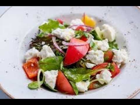 ВКУСНЕЙШИЙ Салат из Летних овощей! Как приготовить овощной салат с брынзой?!