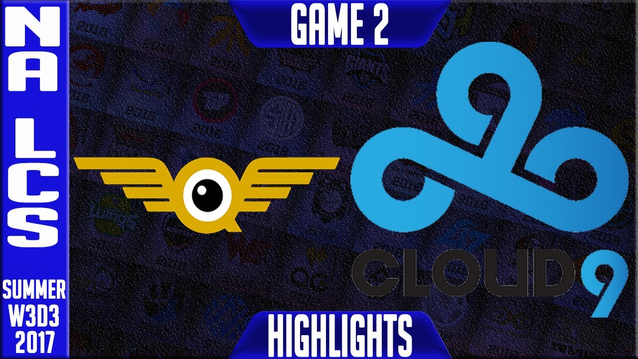 FlyQuest vs Cloud9 Highlights Game 2 | NA LCS Week 3 Summer 2017 | FLY vs C9 G2