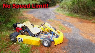 Testing the rescued Race Kart at the Abandoned Highway