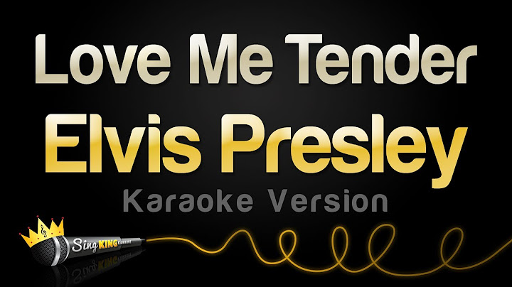 Love Me Tender Instrumental version - Instrumental performance video thumbnail