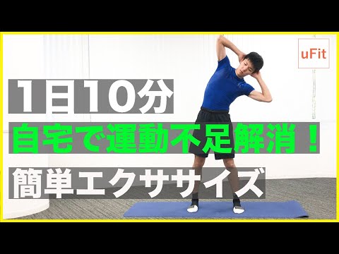 運動不足解消におすすめの筋トレ&有酸素運動！基礎代謝を上げて太りにくい体を手に入れよう【10分】