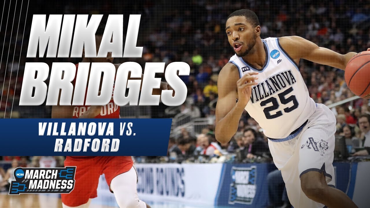 Mikal Bridges drops 13 points in Villanova's win over Radford