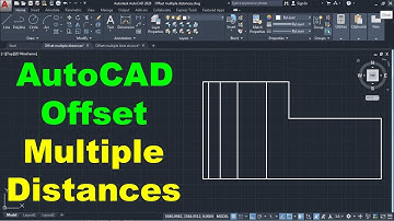 AutoCAD Offset Multiple Distances
