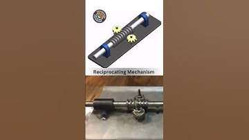 Reciprocating mechanism #reciprocal #engineering #ytshorts #mechanical