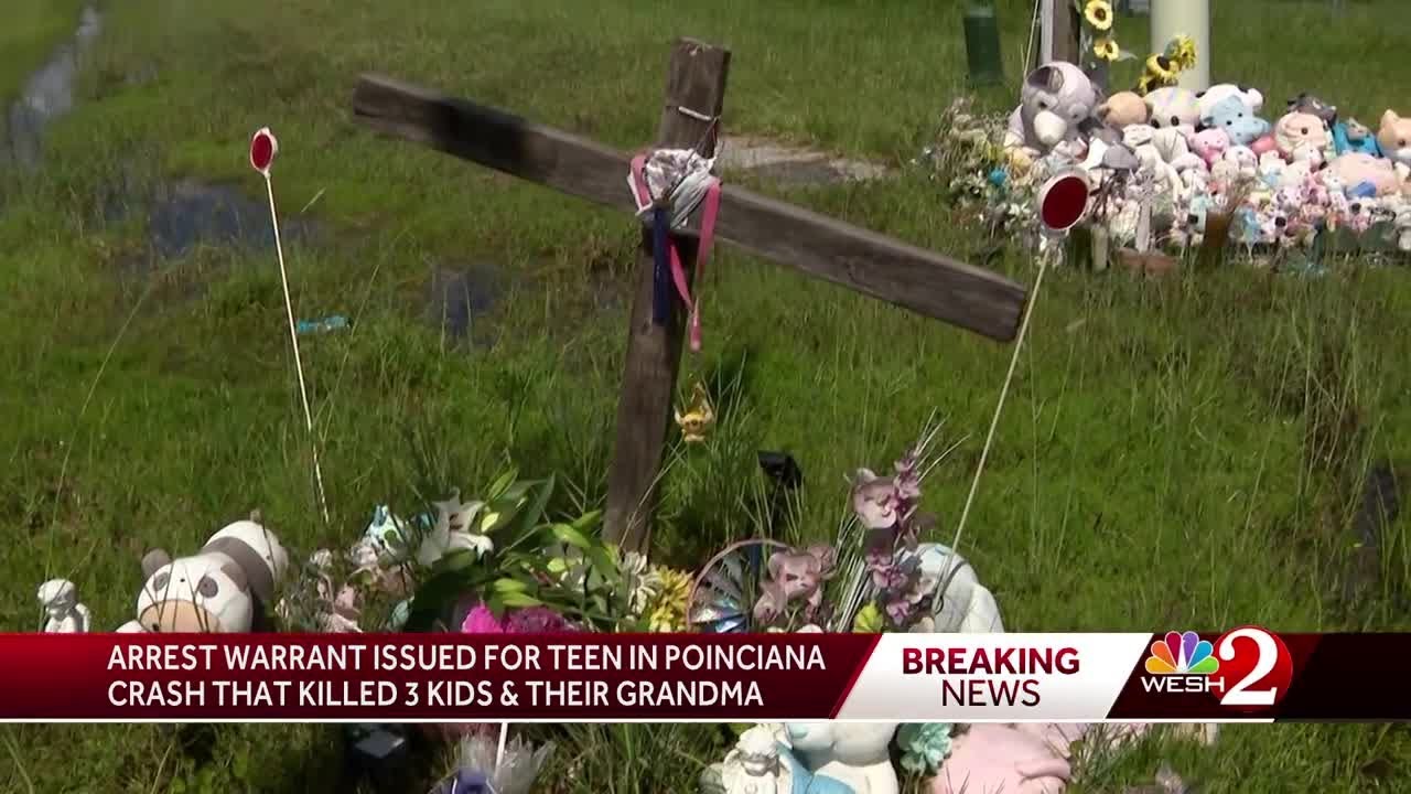 Arrest warrant issued for teen in Poinciana crash that killed 3 kids ...