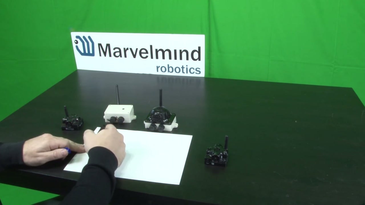 Super-Beacons Microphone Diagram Setup | Marvelmind