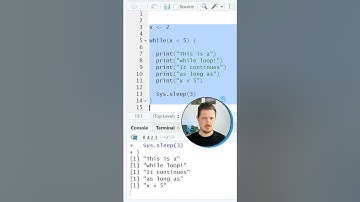This is a WHILE LOOP #rstats #loops #programming