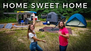 CAMPING FOR A LIVING | OUR HOME TOUR