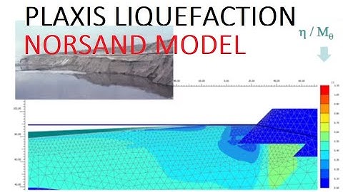 PLAXIS LIQUEFACTION ANALYSIS THE NORSAND MODEL  (PART 1) [PLAXIS No.09]