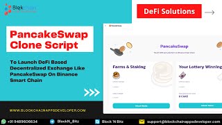 Pancakeswap Clone Script To Start DeFi DEX Exchange