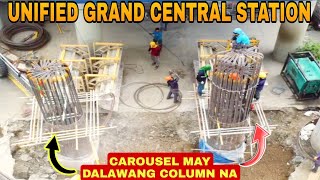 Carousel may dalawang column na MRT7 NORTH AVE COMMON STATION UNIFIED GRAND CENTRAL STATION UPDATE