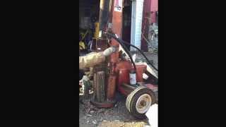 John Deere 332 with Brave Log splitter pt5