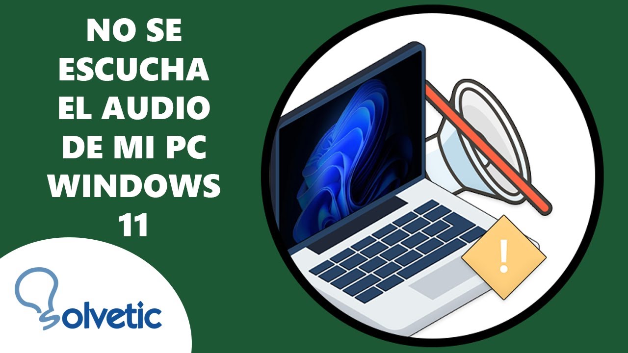 No se Escucha el Audio de mi Windows ✓ SOLUCION YouTube