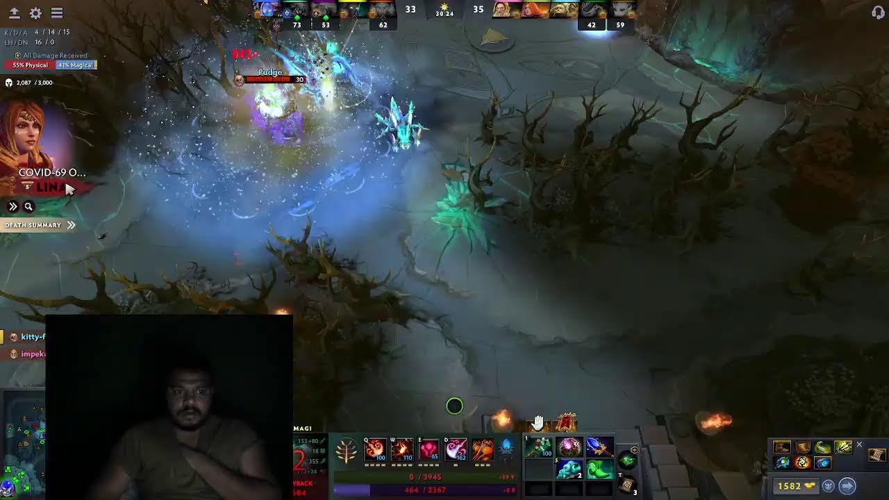 JerAx Style Ogre Magi Hard Support - Dota 2 Patch 7.30e Pro Gameplay