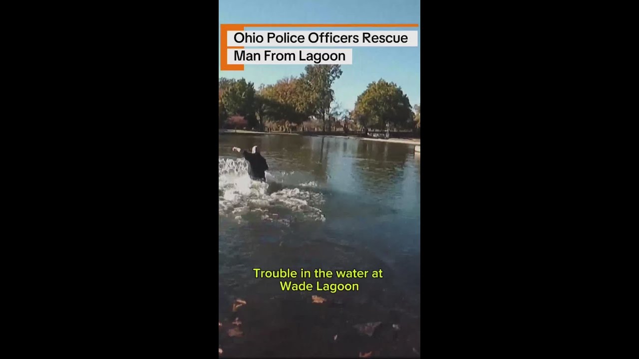 Heroic police rescue at Wade Lagoon in Cleveland saves man in crisis