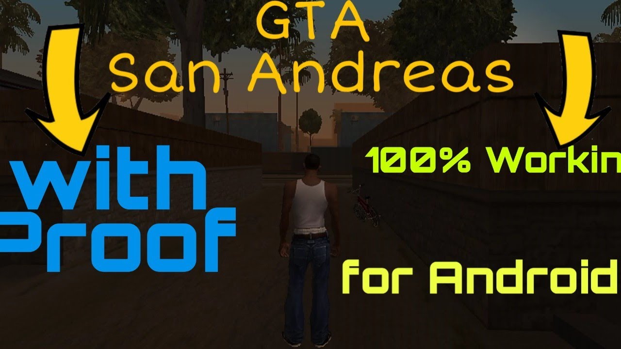 How to download GTA San Andreas on Android for free 100% working - YouTube
