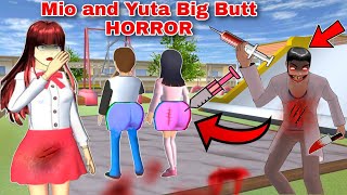 Horror secret! MIO and YUTA Big Thigh in SAKURA SCHOOL SIMULATOR
