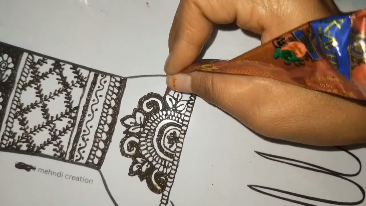 Mehandi design by  @tanishkaMahandiart 