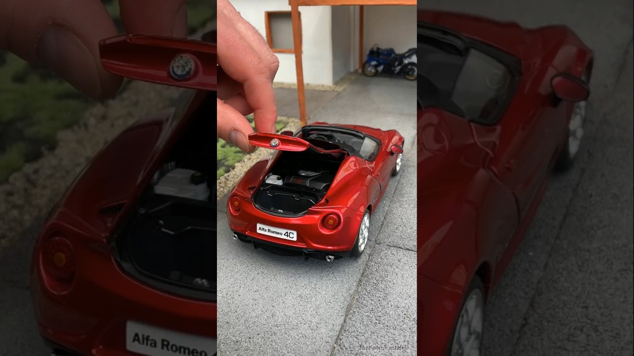 1:18 Alfa Romeo 4C Spider - AUTOart - YouTube