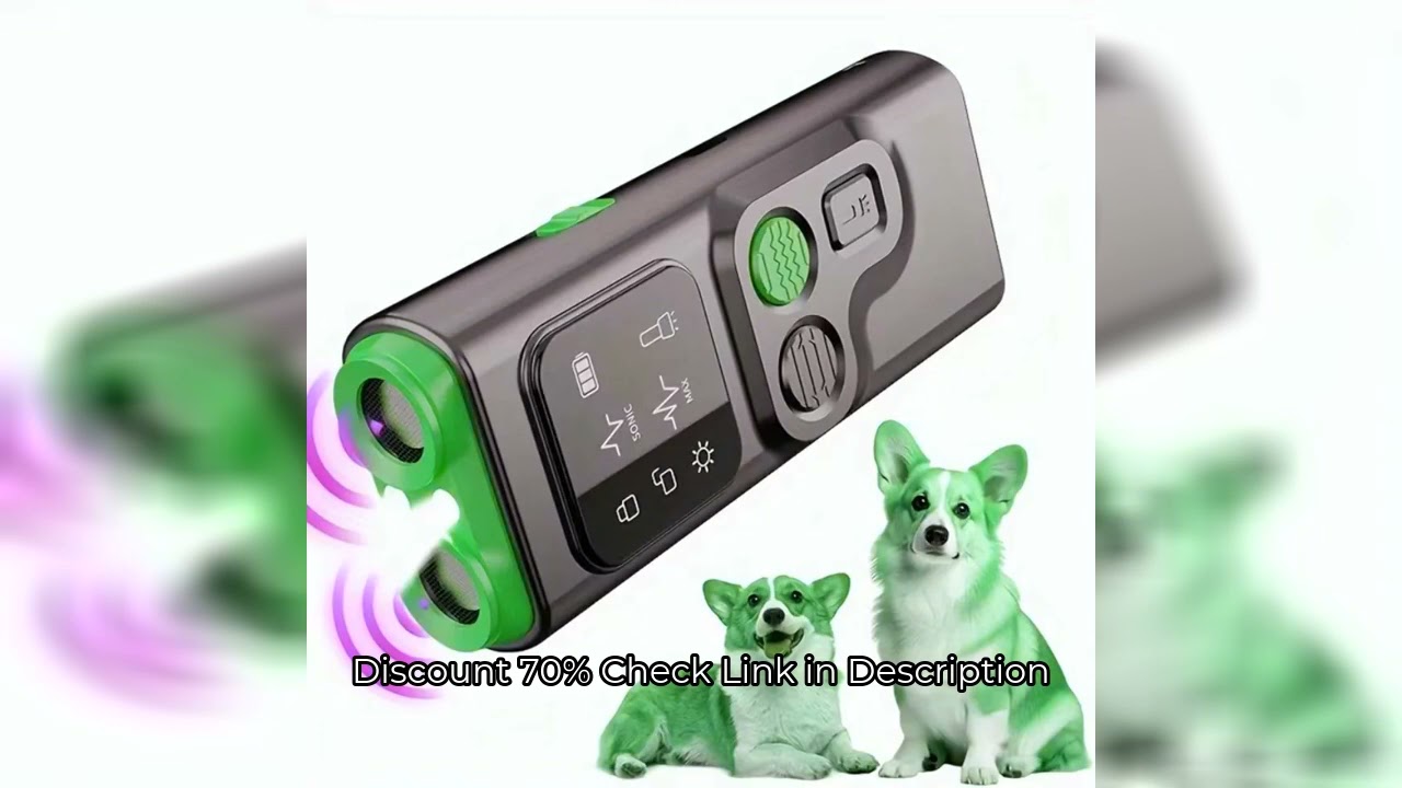 New Pet Dog Repeller Ultrasonic Dog Training Device Rechargeable Anti Dog Bark Stop-Barking Deterren