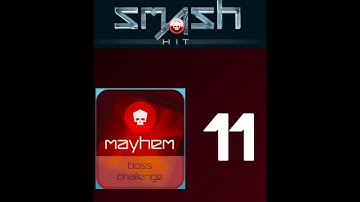 Smash Hit Checkpoint/Level 11 (Mayhem mode) (Original vs reverse)