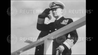 1947 Cadets march on Empire Day