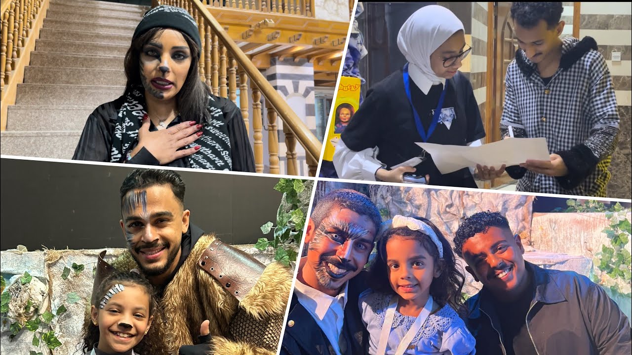 رحلتنا الى مسرحية الذيابه حطينا ميك اب وصرنا احلى ذيابه