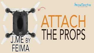 J.ME Drone - How to attach and remove the Propellers
