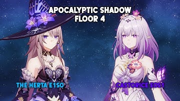 Apocalyptic Shadow Floor 4 3 Stars F2P | E1S0 The Herta & E0S1 Castorice | Honkai: Star Rail 3.2