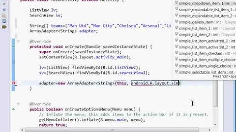 Android ListView Ep.01 - Simple ListView Filter/Search