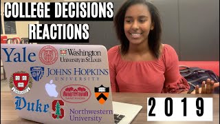 College Decisions Reactions 2019 (Stanford, Harvard, Princeton, JHU, Northwestern, and more)