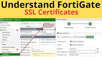 14- FortiGate SSL Certificates - Explained