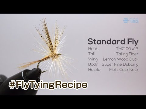 FlyTyingRecipe / Standard Fly / Tiemco Fly Fishing JP - YouTube