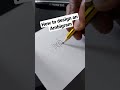 How to design an ambigram with the name Areatha.