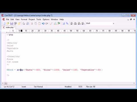 Beginner PHP Tutorial 40 of 200 (Multi dimensional Arrays ‏)