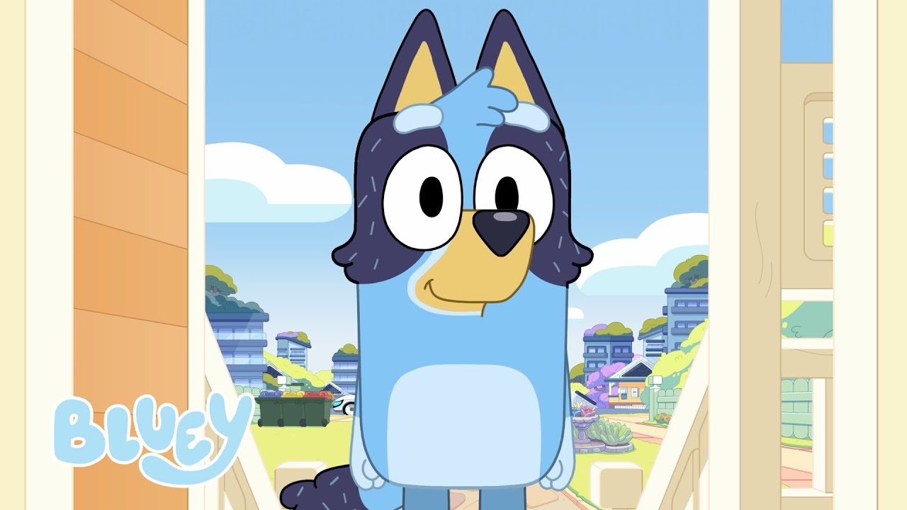Bluey Adulta Visita Sua Casa 👀💙 | NOVO CLIP - Surpresa 🎾 | Bluey Português Brasil Canal Oficial