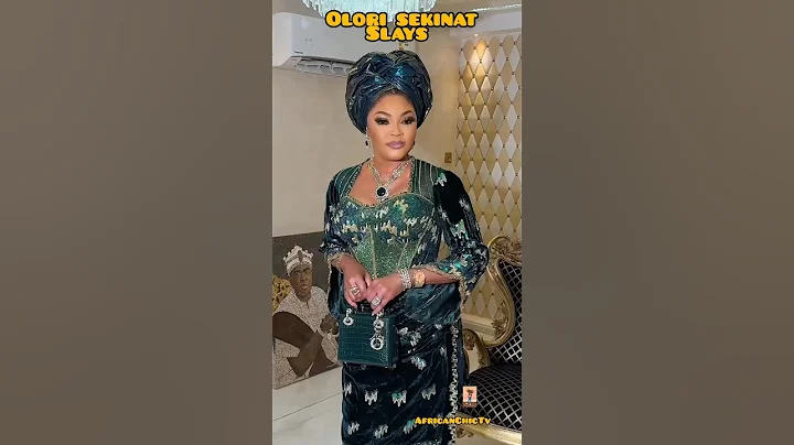 Olori Sekinat Elegushi's Stunning Asoebi Inspo