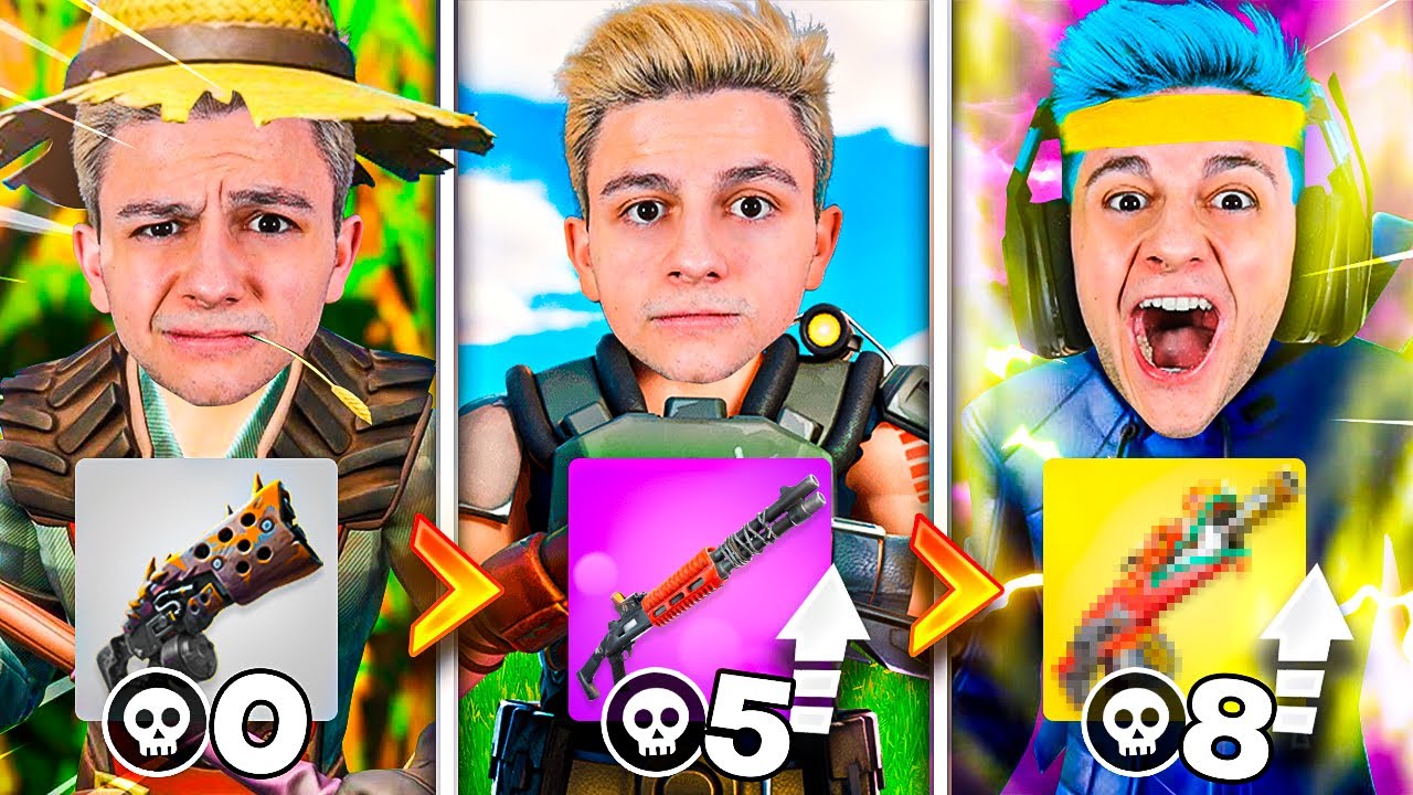 ¡MI ARMA MEJORA EN CADA ELIMINACIÓN!! [Fortnite]