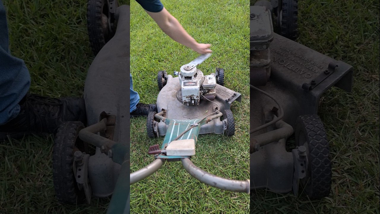 Southland Dixie mower with windup starter. 