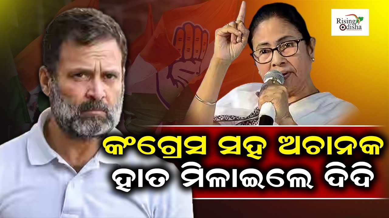 Mamata Banerjee's Surprise Entry At Congress Black Protest Stuns Everyone | TMC-Congress Join Hands?