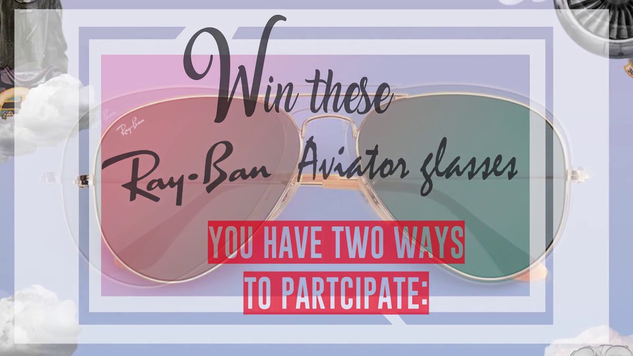 Ray Rafler Ray Ban Aviator Raffle - YouTube