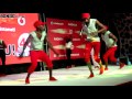 Dancer kutoka THT wakitoa burudani katika uzinduzi wa Vodacom 4G