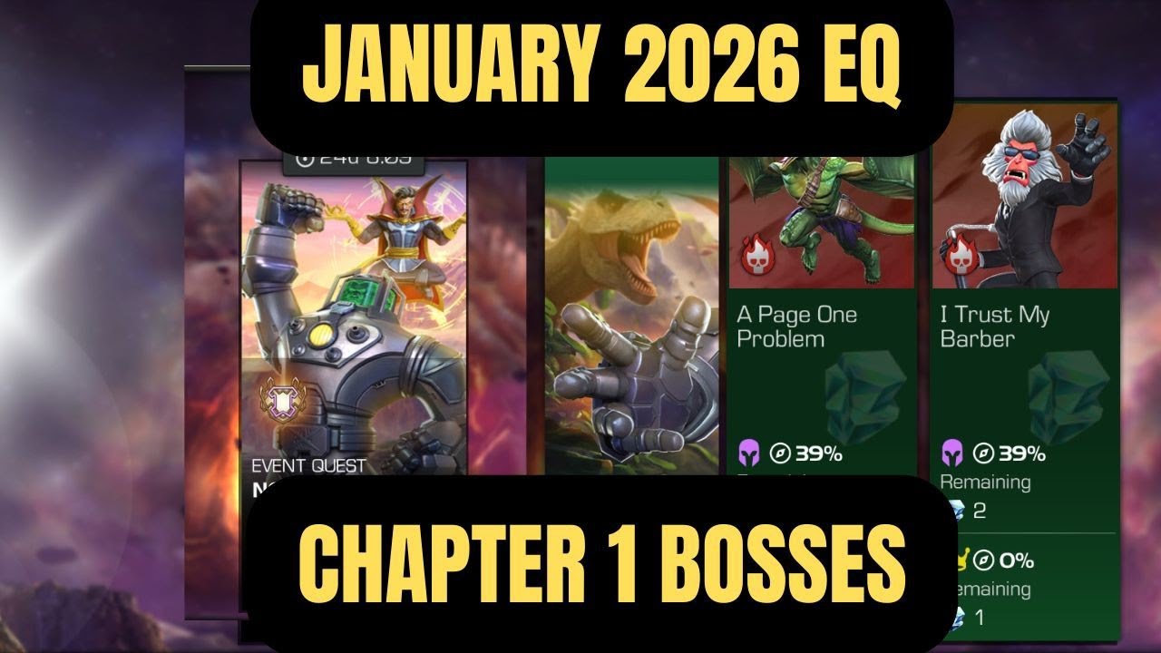 January 2026 Event Quest - No Job Freelance - Chapter 1 Bosses Solo || Hindi MCOC