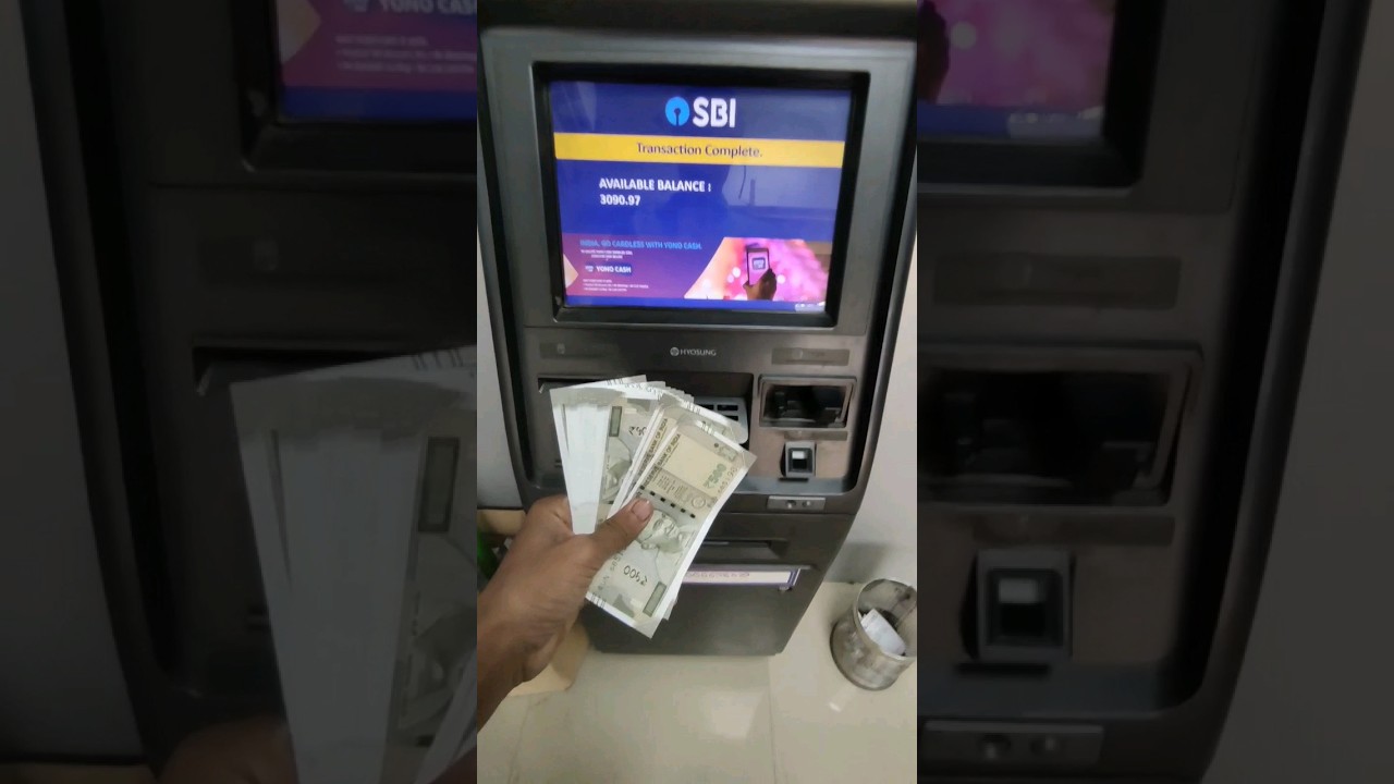Fast cash withdrawal ₹10,000 in Sbi Atm 