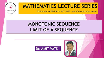 L-17.2 Monotonic Sequence and Limit of a Sequences