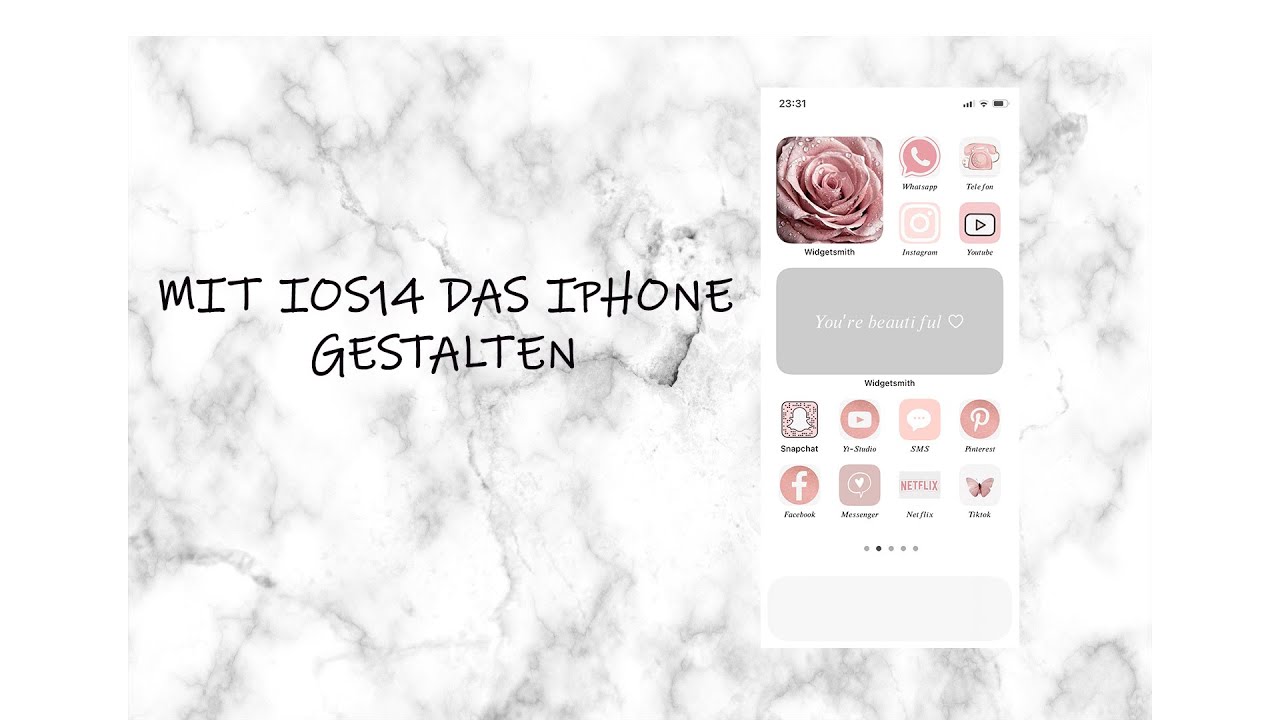 Mit Ios14 Das Iphone Gestalten Home Screen Aesthetic Customization Tipps Und Tricks Youtube