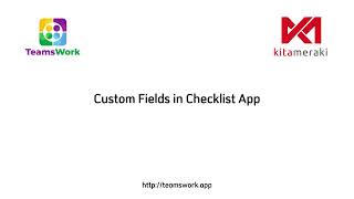 Custom Fields in Checklist App
