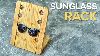 How to make sunglasses holder   glasses rack
