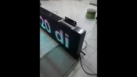 Running text panel SMD full color Kepanjen malang